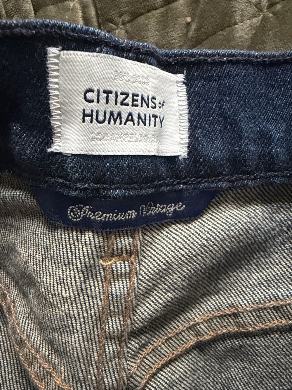 Citizens of Humanity The Taper Jeans in Madison Dark Wash size 27 Rare Fall '26 - Picture 12 of 17